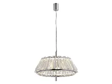 Светильник подвесной LED 8444/S chrome Newport прозрачный 1 лампа, основание хром в стиле классический современный американский 
